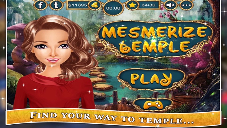 Mesmerize Temple - Hidden Objects game for kids, girls and adult