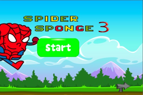 Spider Sponge 3: Epic PlatFormer Fun Game Jump and Run Attack Monsters 2D New Old School Arcade Bob the Penguin Spider Builder Runner screenshot 2