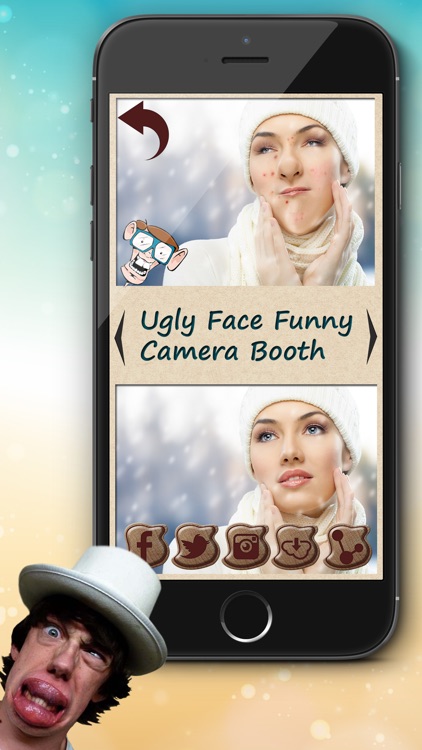 Ugly Face Funny Photo Montage Booth & Game - Uglify Yourself and Edit Pic.s with Sticker and Effect