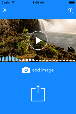 SongPost -    post audio files to facebook and youtube - create videos with your audio files. screenshot 2