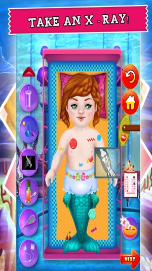 Little Baby Mermaid Nurse & Ocean Doctor Nursery Free(圖3)-速報App