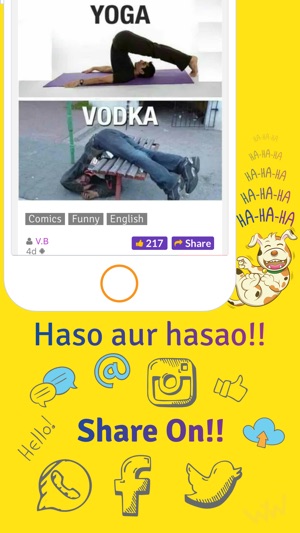 FunOn - Desi Funny Jokes & Images!(圖3)-速報App