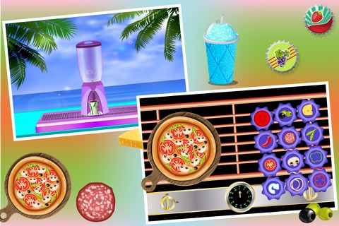 Slush and Pizza Maker – Free Crazy Italian Pizzeria Chef Restaurant & Kitchen cooking Games for Girls screenshot 2