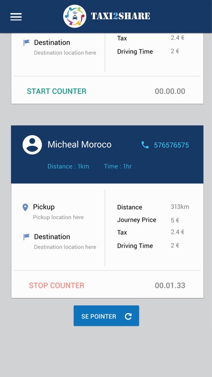 Taxi2Share-Cab Sharing Service