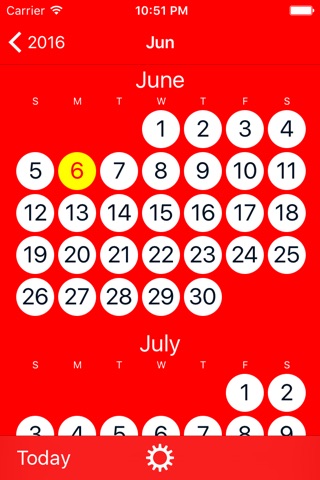 Color Calendar screenshot 2