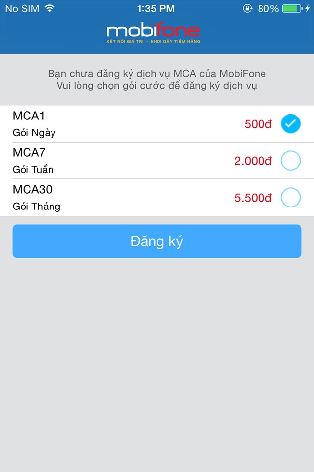 MCA MobiFone screenshot 3