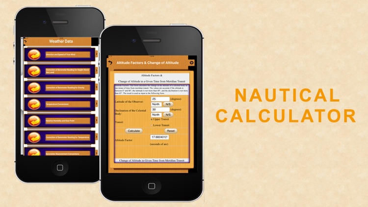 Nautical Calculator for mariners