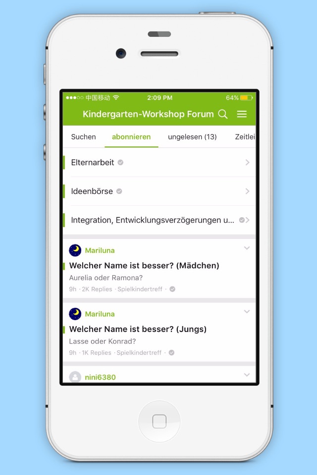 Kindergarten-Workshop Forum screenshot 3