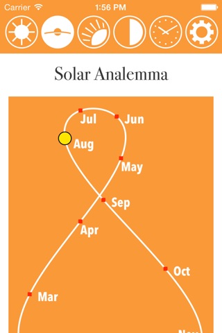 Sunshine Calendar and Solar Analemma screenshot 2