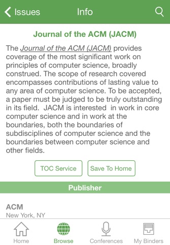 ACM Digital Library screenshot 3