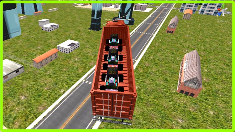 Flying Car Transporter Truck Simulator - Futuristic Transformer Truck Stunts