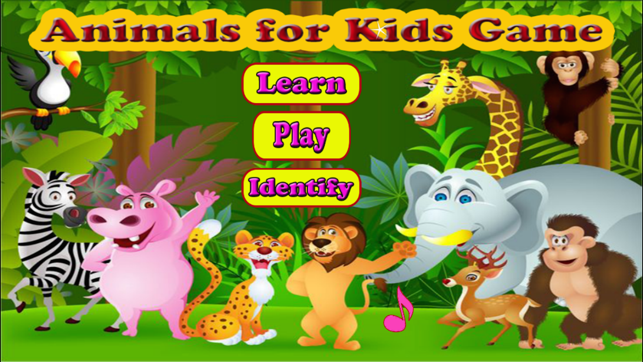 Animals Learn, Identify & Puzzle game fo