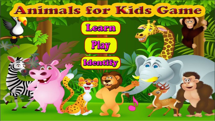 Animals Learn, Identify & Puzzle game for Toddler & Preschool kids