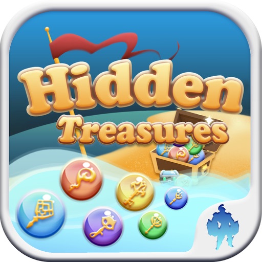 100 Hidden Treasures Match Three Puzzle icon