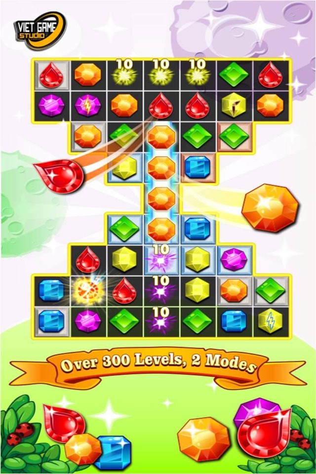 Explosion Jewel 2016 Star World Puzzle Adventure Edition classic screenshot 3