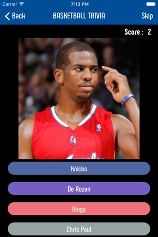 Who's the player? Free Basketball Trivia Quiz Of Top Star Legend Players screenshot 2