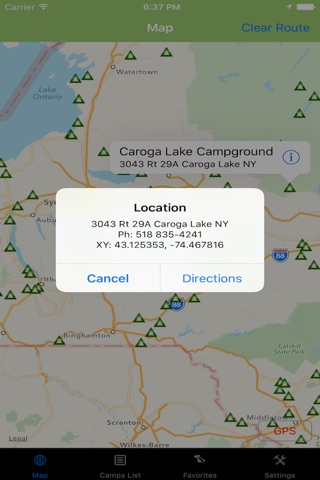 New York – Camping & RV spots screenshot 4