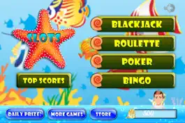 Game screenshot Aqua Ocean Slots Casino - Vegas VIP - Mermaids and Treasures of the 777 Seas mod apk