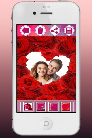 (إطارات الحب لصور-اصنع بطاقات بريدية بصور حب رومانسية (علاوة screenshot 2