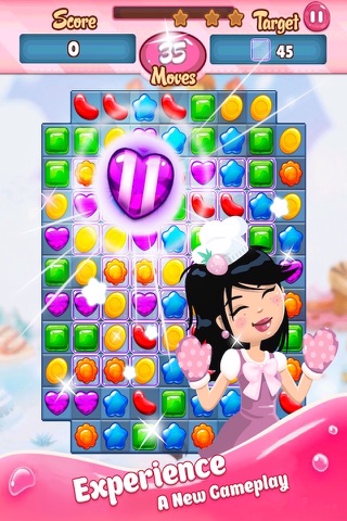 Jelly Blast Sweet Pop - Delicious Fun Gummy Match 3 Deluxe Game Free screenshot 3