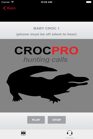 REAL Crocodile Calls & Crocodile Sounds! - BLUETOOTH COMPATIBLE screenshot 2