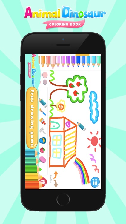 Coloring Book Animals Dinosaur screenshot-3