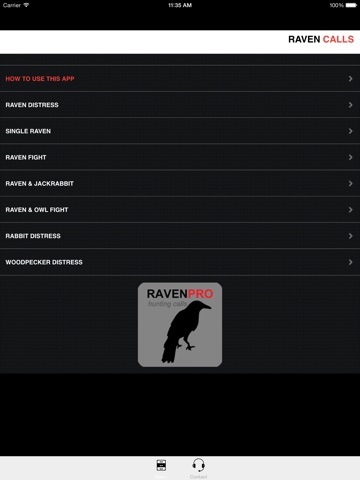 REAL Raven Hunting Calls - 7 REAL Raven CALLS & Raven Sounds! - Raven e-Caller &- BLUETOOTH COMPATIBLE screenshot 3