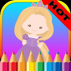 Activities of Princess Coloring Book - Alphabets Drawing Pages and Painting Educational Learning skill Games For K...