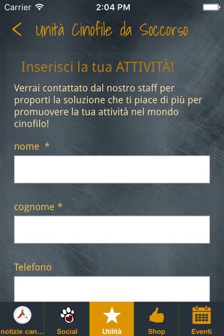 Unità Cinofile Protezione Civile screenshot 3