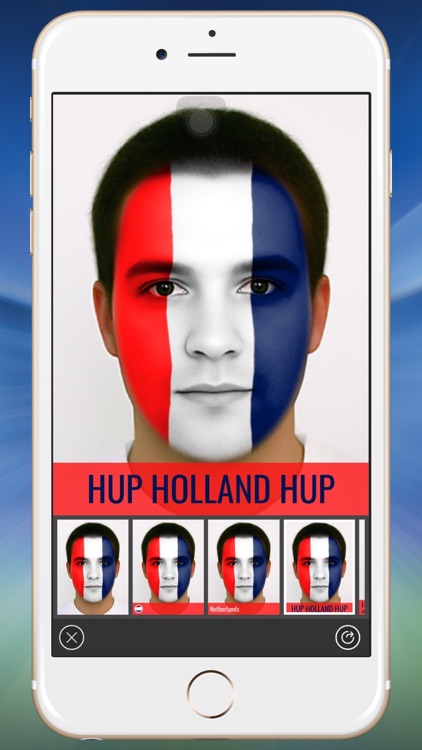 Flag Face Netherlands