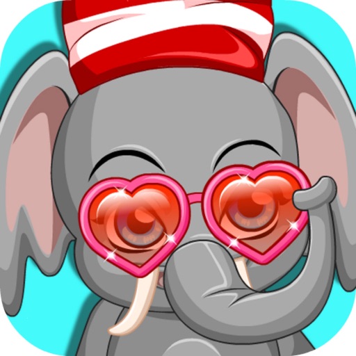 Pet Stars Funny Elephant - Baby Health Tracker/Jungle Booth