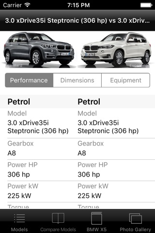 CarSpecs BMW X5 F15 2015 screenshot 3