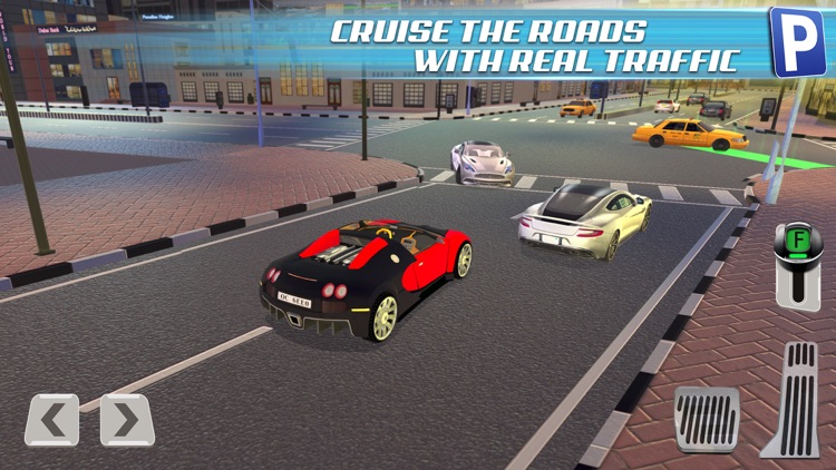 3D Dubai Parking Simulator Drive Real Extreme Super Sports Car