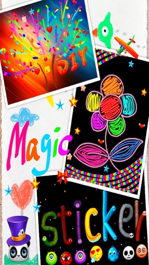 Doodle Style - Magical sticker brush for Kids(圖1)-速報App