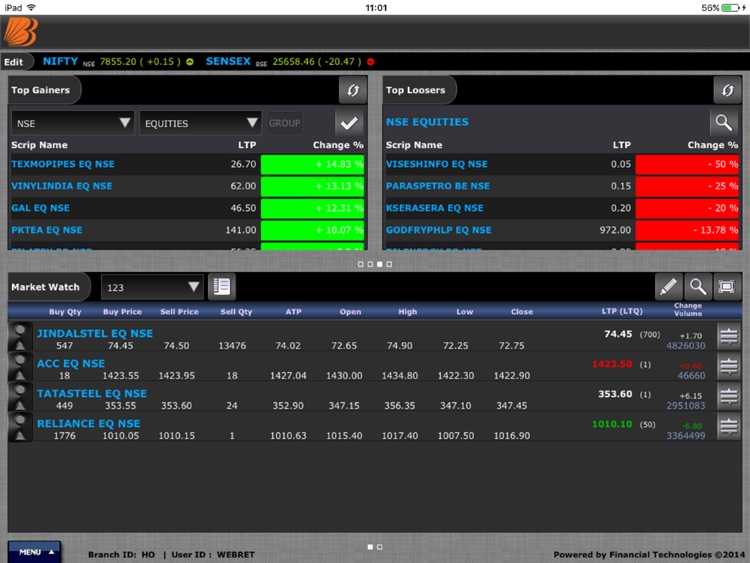 Baroda eTrade Tablet screenshot-4