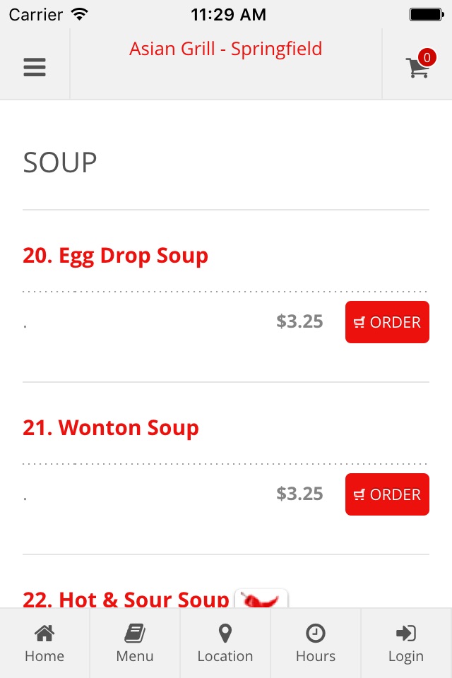 Asian Grill - Springfield Online Ordering screenshot 3