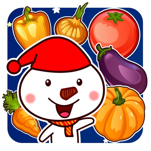 雪宝宝认蔬菜 - 儿童游戏免费0岁-2岁、宝宝游戏免费巴士大全 icon