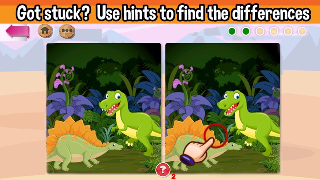 Dinosaurs Spot the Differences Game(圖5)-速報App