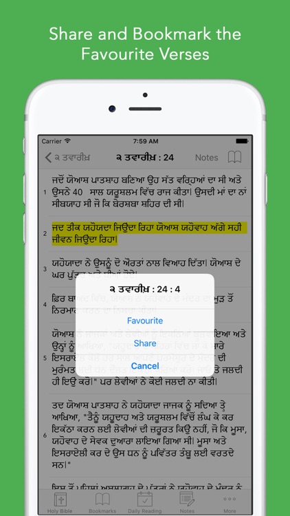 Punjabi Bible: Easy to use Bible app in Punjabi for daily Bible book reading screenshot-3