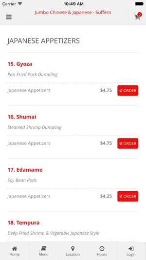 Jumbo Chinese & Japanese - Suffern Online Ordering(圖3)-速報App