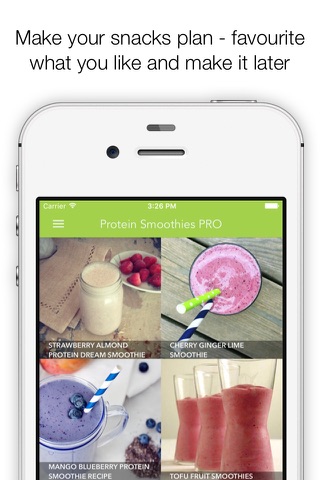 Protein Smoothies PRO - smoothies & shakes for healthy living screenshot 4