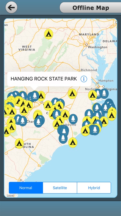 North Carolina - Campgrounds & State Parks