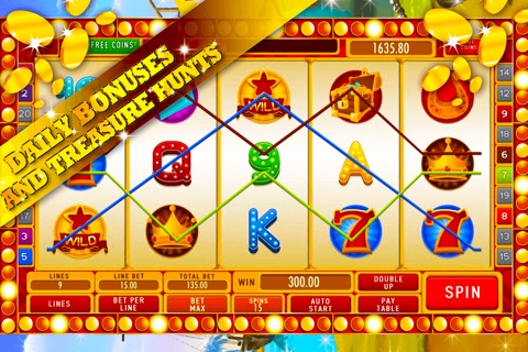 Lucky Outlaw Slots: Use your pirate tips and tricks and win the digital coin crown screenshot 3