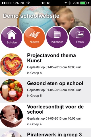 Schoolwebsite.nu screenshot 2