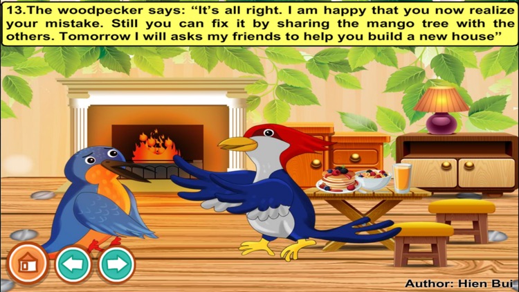 Kingfisher and woodpecker (story and games for kids) screenshot-4