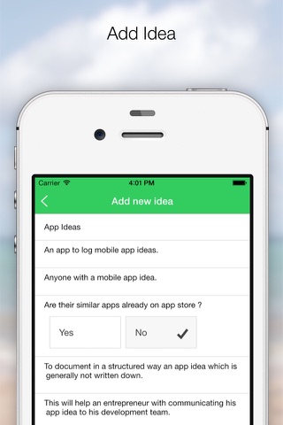 App Ideas - Document your mobile app ideas now! screenshot 2
