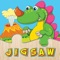 Dinosaur jigsaw puzzle free game for toddler, kids, boy, girl or children