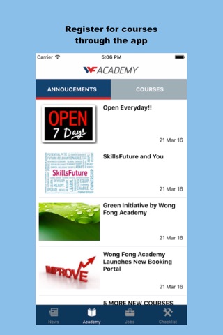 WFAcademy screenshot 2