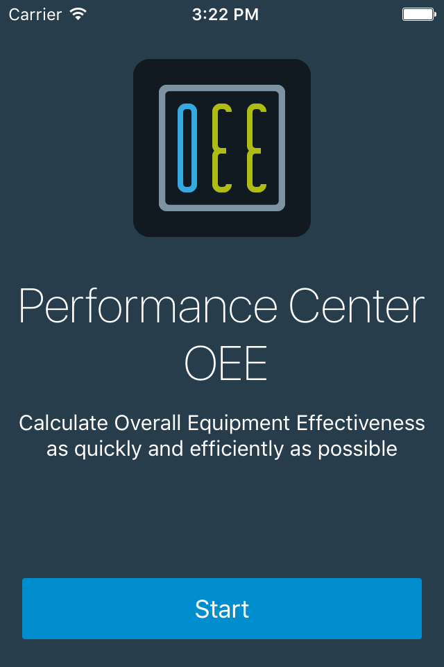 Performance Center OEE