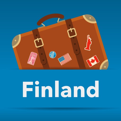 Finland offline map and free travel guide icon